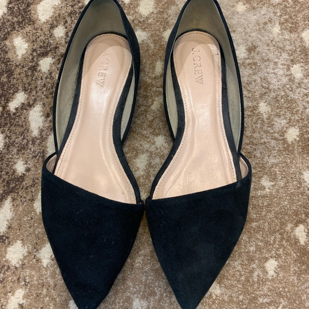 Jcrew black flats